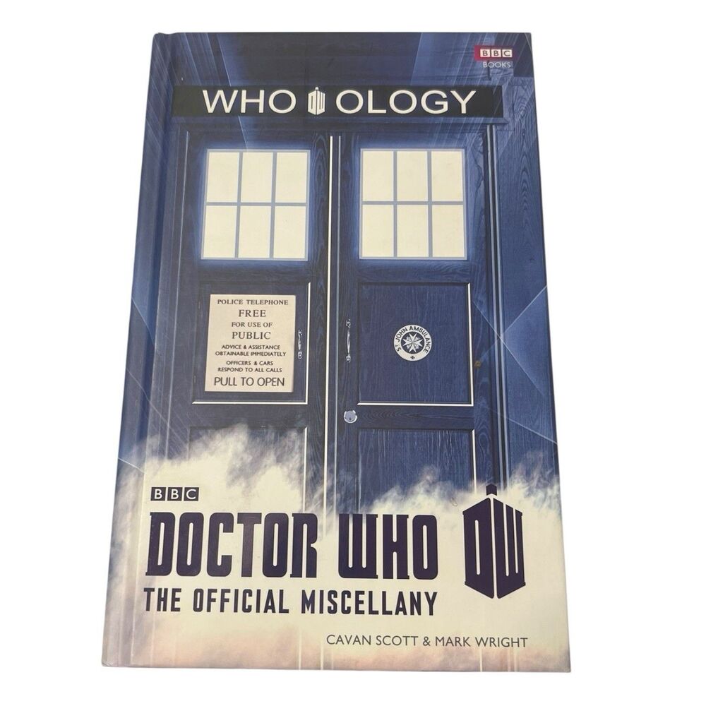 Doctor Who Book Hardcover BBC Who-ology TARDIS SciFi Fandom Gift Guide Book